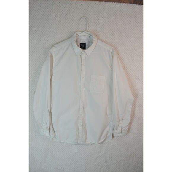 Grunt Style Men's Large White Long Sleeve Button Down Shirt - Picture 1 of 13